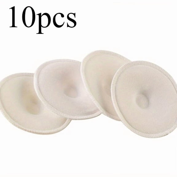 10pcs Ultra-Soft Reusable Breast Nursing Pads - Washable Nursing Pads for Comfortable Breastfeeding