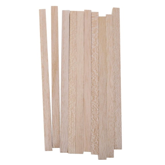 10pcs Unfinished Hard, Square Dowel Rods for Crafts and DIY Projects 10mm Thickness,20cm Length 10x10mm