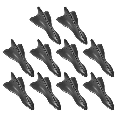 10pcs Universal Car ABS Roof Shark Fin Style Spoiler Wing Shark Fin Style Diffuser Replacement