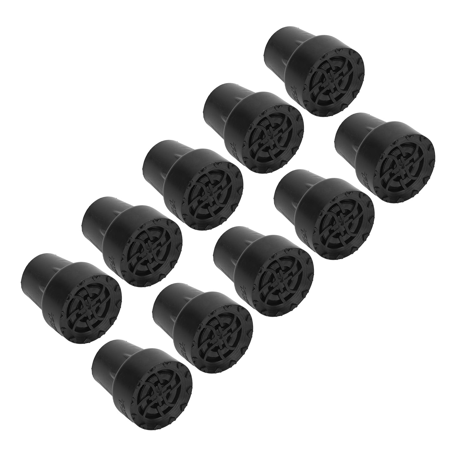 10pcs Universal Crutch Tip, Rubber Cane Tip 19mm Inner Diameter Slip
