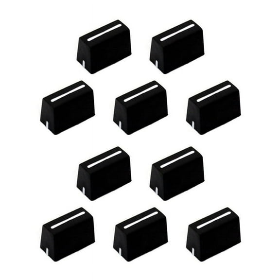 10pcs Universal Fader Knobs Fader Cap Straight Slide Potentiometer Cap for DJ Controller Mixers Console ,,XDJ