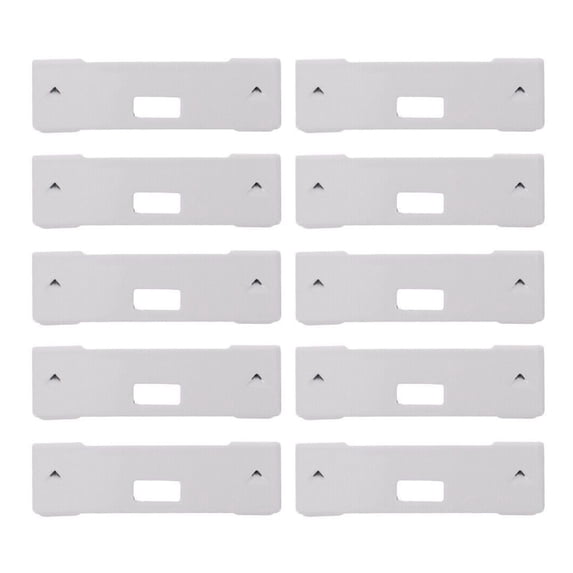 10pcs Vertical Blind Repair Vane Savers Repair Clip Metal Repair Tabs Window Blinds Replacement Curtain Accessories