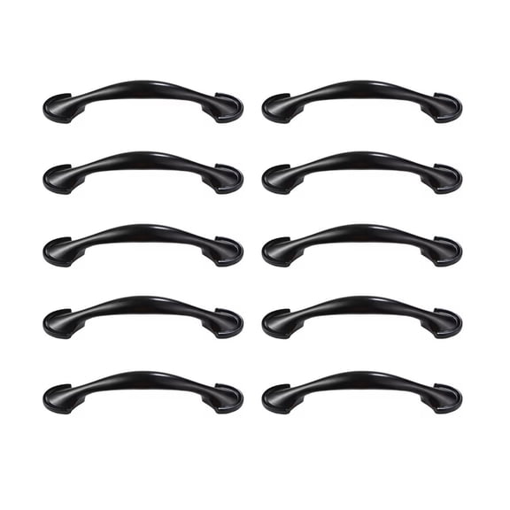 10pcs Vintage Bar Pull Handle 3" Hole Distance 4.5" x 1" Zinc Alloy Pull Handle for Wooden Drawer Dresser Chest Cabinet Cupboard