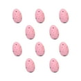 thumbnail image 1 of 10pcs Vintage Easter Tree Ornaments - Paper Mache Foam Egg Hanging Decorations for Spring Easter Basket DIY Crafts Home Party, Bright Colors, 1 of 4