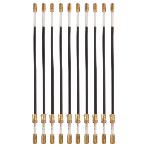 10pcs Violin Tail Rope Set for 4/4 & 3/4 Violins, Stringed Instrument Tailpiece Cord, Professional Replacement Repair Parts Accessory