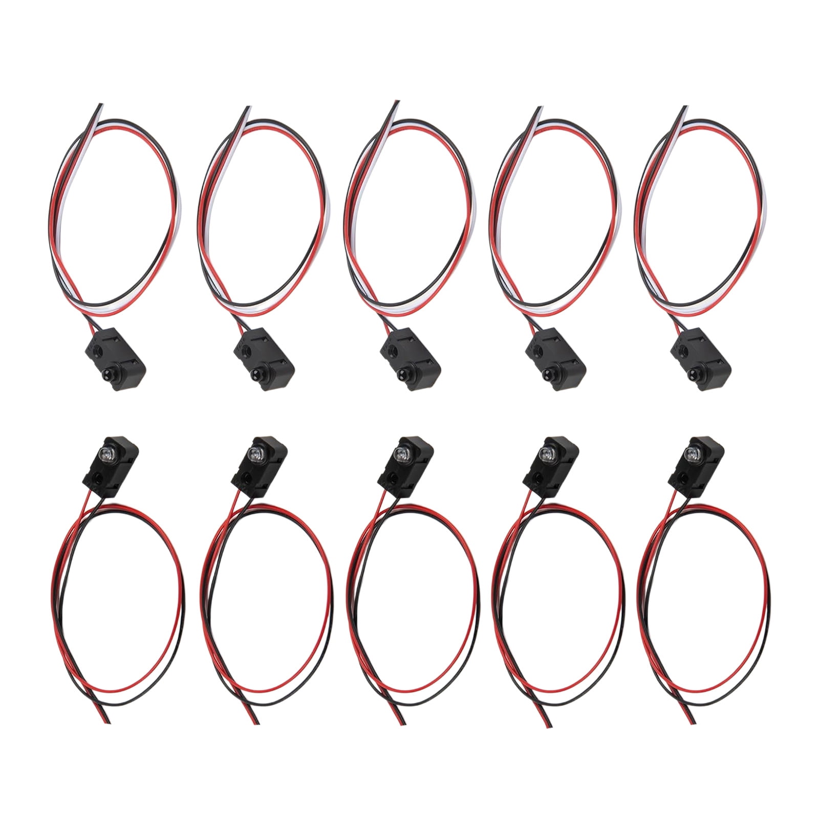 10pcs Visual Switches Sensors Set Quick Installation with Resistors NPN ...