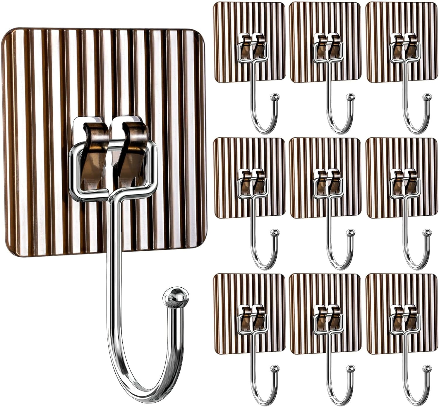 Adhesive Hooks Heavy Duty Stick On Wall Hooks Towel Hooks Door Hooks  Waterproof Stainless Steel Adhesive Towel Hooks Adhesive Holders For Hanging  Clot