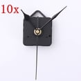 thumbnail image 1 of 10pcs Wall Quartz Clock Movement Mechanism Repair DIY Tool Kit + Black Hands New, 1 of 10