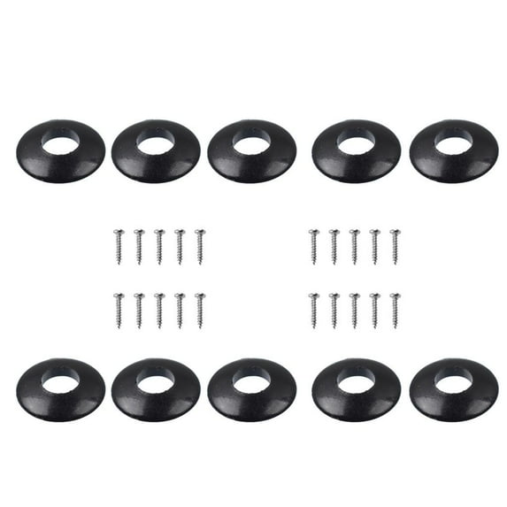 10pcs Washers for Peg Machine Head Buttons Black Color