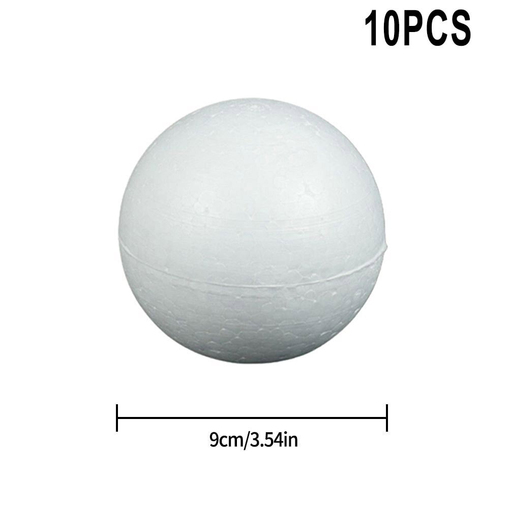 10pcs Wedding Decoration Modeling Craft Solid Polystyrene Foam Balls Round Spheres DIY Stuff Solid 2-10cm