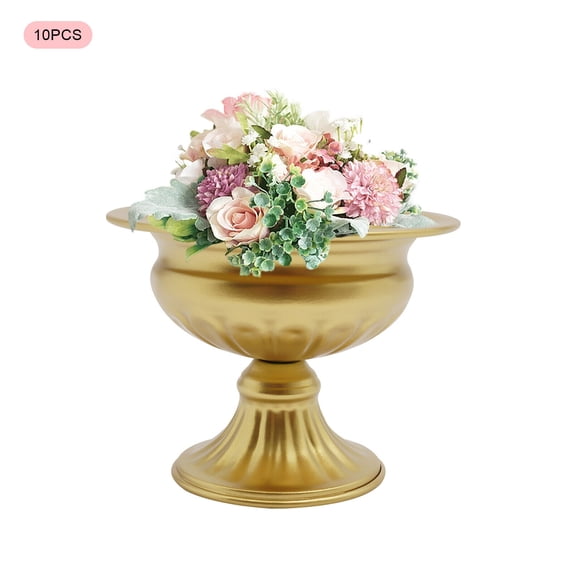 10pcs Wedding Flower Vase Metal Stand Home Decor Party Christmas Table Centerpiece Decor