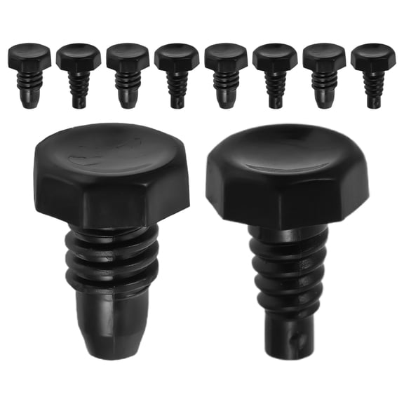 10pcs Weight Kit Pool Billiard Cues Black Plastic Damage Prevention Essential Accessories for Home Use