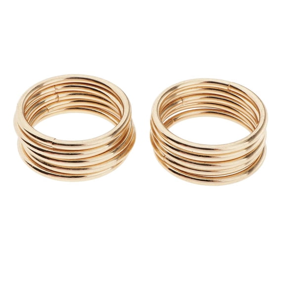 10pcs Welded Golden / Metal s Hoop For Crafts