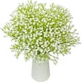 thumbnail image 1 of 10pcs White Babys Breath Artificial Fake Flowers Fake Flowers Bulk of babysbreath for Mother's Day Easter Home Wedding Party Decoration, 1 of 5