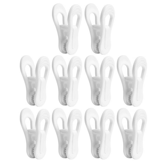 10pcs Windproof Clothes Clips for Laundry, Hanger Towel Pins, Strong Grip Clothespins for Outdoor and Indoor Use