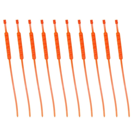 10pcs Winter Snow Tire Chains Anti Skid Cable Tie Adjustable Snow Chains for Motorcycles Electric Scooter