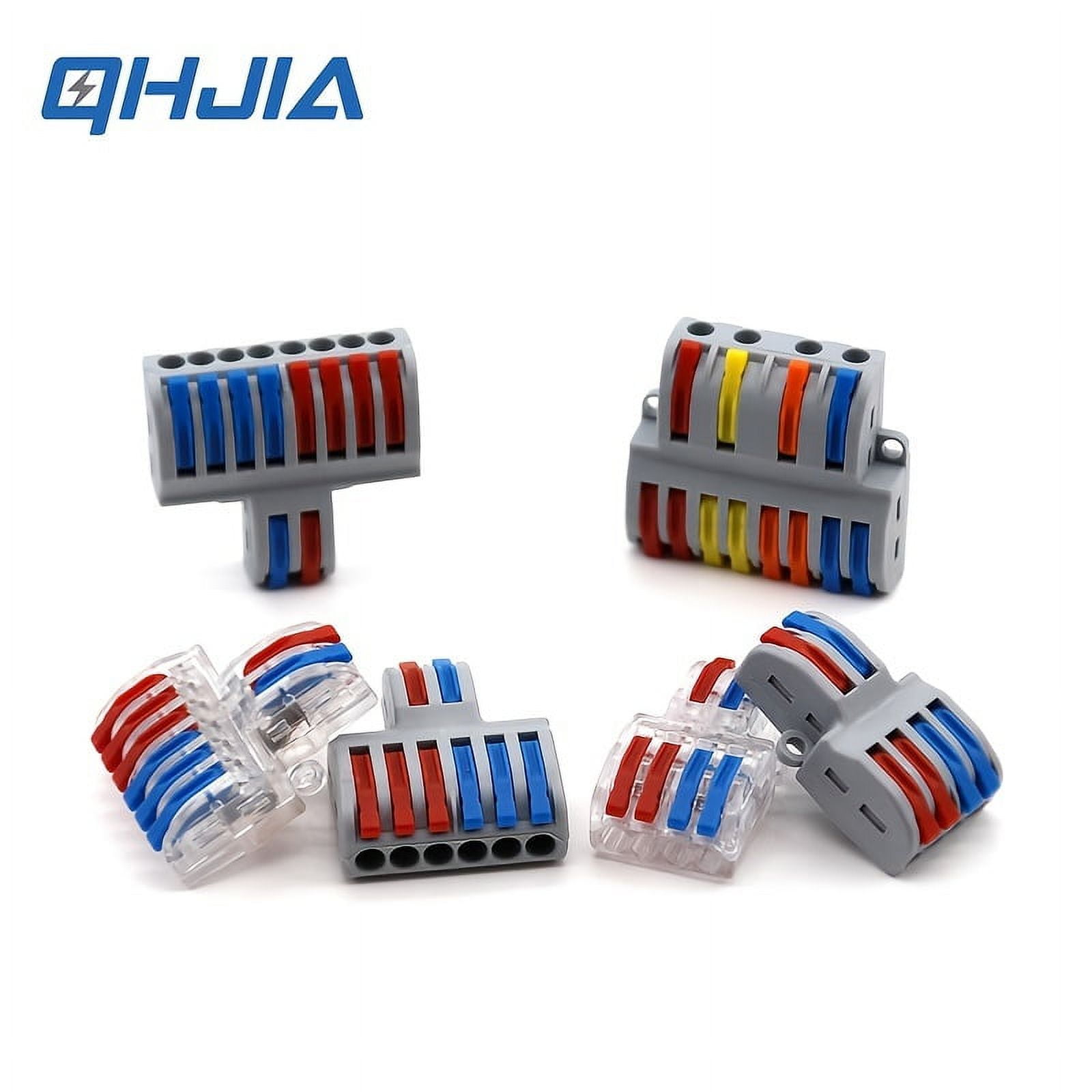 10pcs Wire Electrical Connectors, Mini Fast Universal Compact Splitters, Quick Cable LED