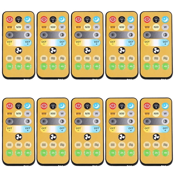 10pcs Wireless Switches, 3-Speed Timing Remote Control, for E27 Ceiling Fan Light, 1-4h Timing Remote Control