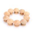 10pcs Wood Round Pull Knobs Natural Wooden Drawer Handle