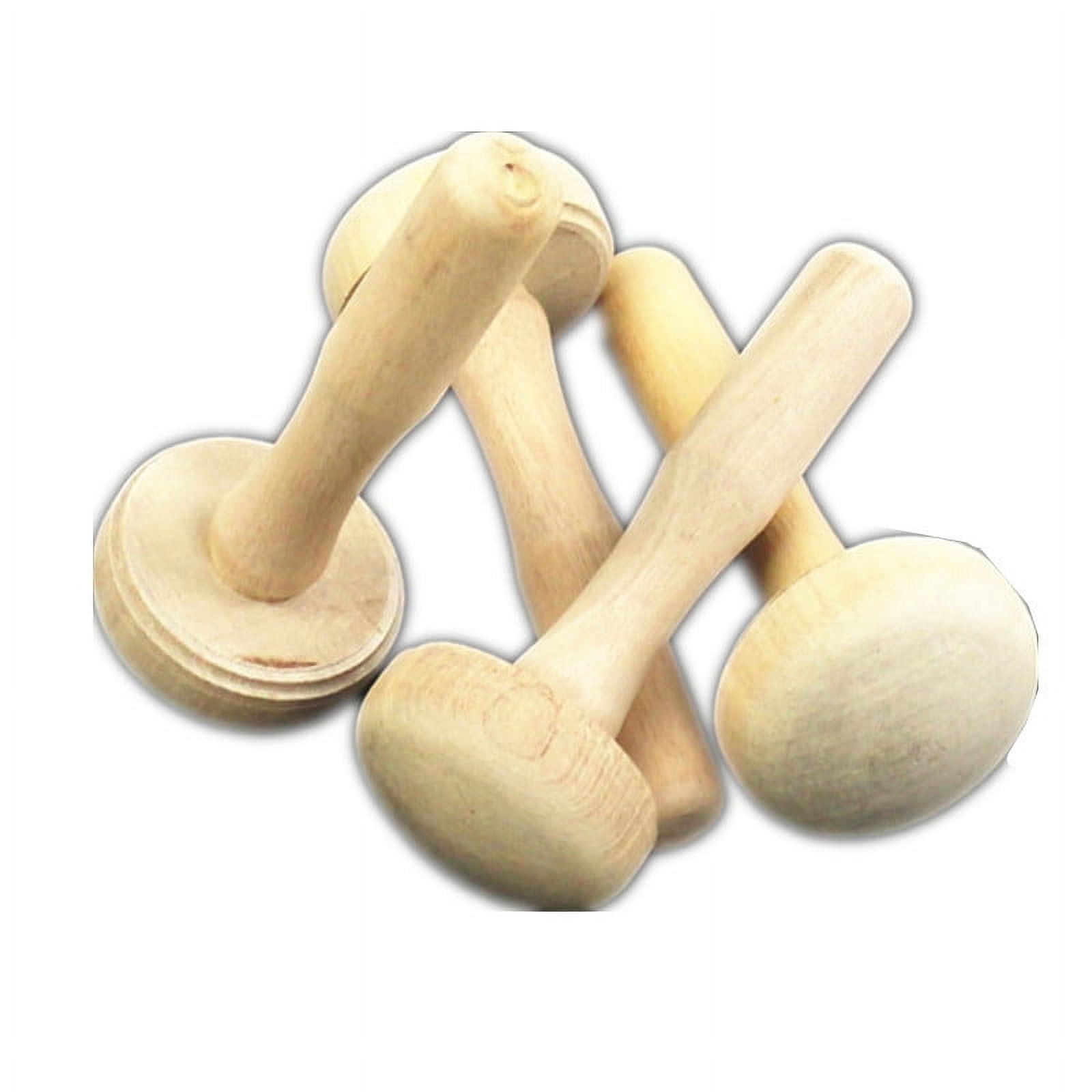 10pcs Wooden Ink Roller Art Brayer Roller Drawing Printmaking Tool