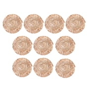 10pcs Woven Straw Hats