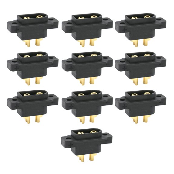 10 Pcs XT60EW Male Plug Connectors Great for Remote Control and FPV Racing with Easy Installation