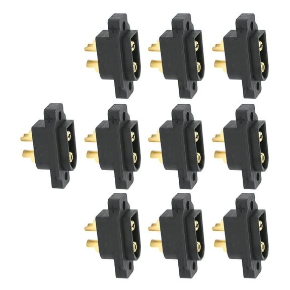 10pcs XT60EW Male Plug Connectors Modification Part for Secure Connection in FPV Remote Control Upgrading