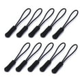 thumbnail image 1 of 10pcs Zipper Pull Puller End Fit Rope Tag Replacement Clip Broken Buckle Fixer Zip Cord Tab Travel Bags Suitcase Tent Backpack, 1 of 20