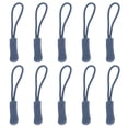 thumbnail image 1 of 10pcs Zipper Pull Puller End Fit Rope Tag Replacement Clip Broken Buckle Fixer Zip Cord Tab Travel Bags, 1 of 12