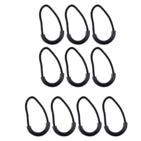 10pcs Zipper Pulls Cord Detachable Zip Clip Buckles Backpack Zipper Cord for Jackets Clothing Bags