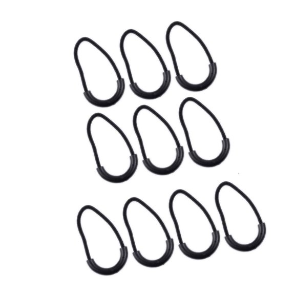 10pcs Zippers Head Extension Cord Pull Sliders Cord Rope Pullers End for Travel Accessories
