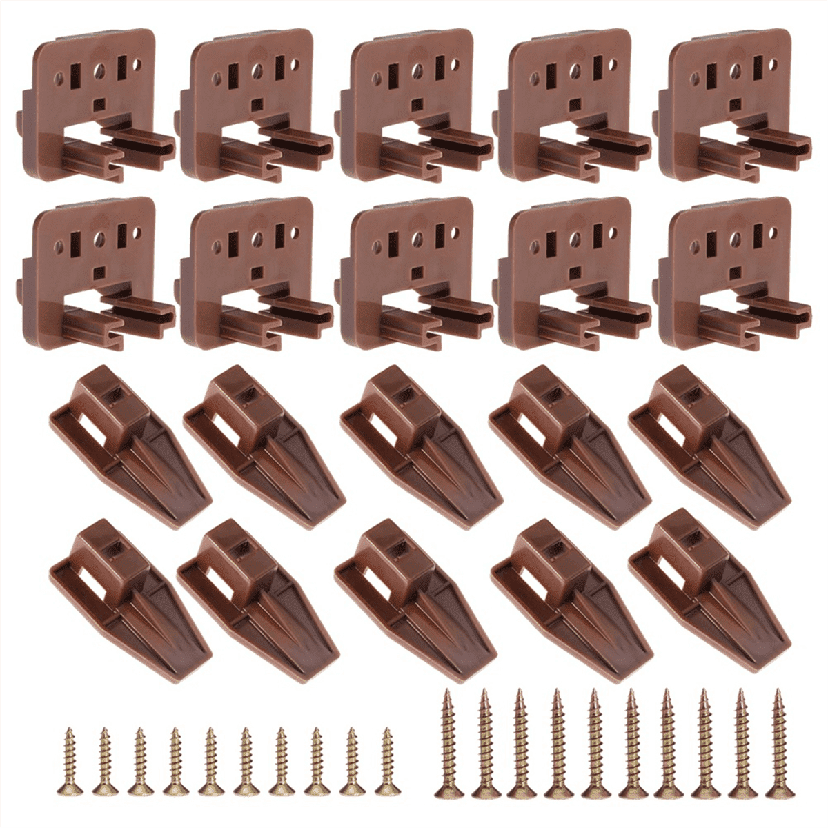 10pcs drawer slide track guide slide center rack dressing table and ...