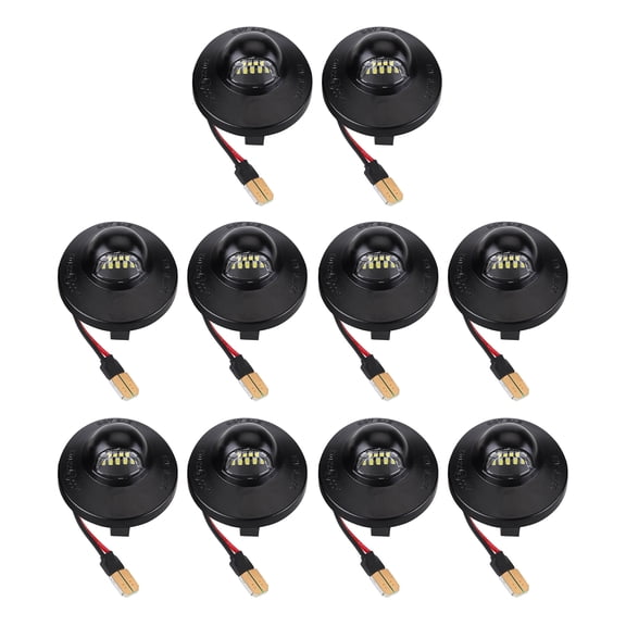 10pcs for Ford F150 License Plate Light Wide Voltage for Ford F250/F350 Led Pickup Truck License Plate Light