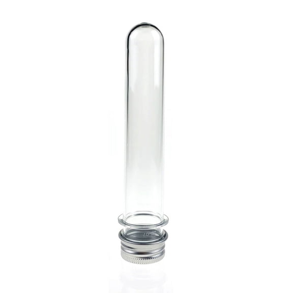 10pcs lab 40ml PET Tube Bottle Transparent Cylindrical Refillable Bottle CandyWL