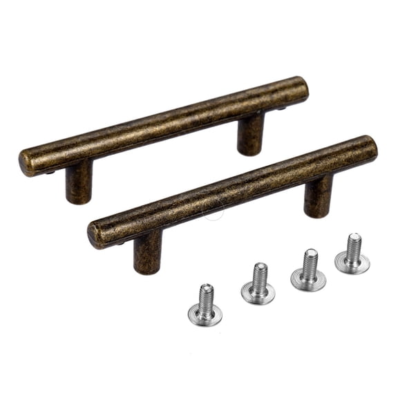 10pcs/lot Long Bridge Handle Antique Bronze Pull Retro Knob w/screw Kitchen Drawer Cabinet Door Retro Furniture Cupboard 64*16mm