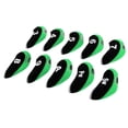 thumbnail image 1 of 10pcs/pack Neoprene Golf Club Headcover Wedge Iron Cover  Transparent Hole Easy To Distinguish Green, 1 of 8