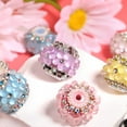 thumbnail image 1 of AcriJoy Rhinestone Flower Nepal Beads DIY Jewelry Making Spacer Beads 10 Count, 1 of 9