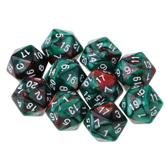 10pcs/set 20 Sided for and Dragons Table Game CG