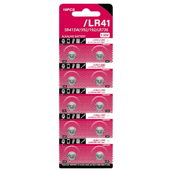 10pcs/set AG3 LR41 Button Batteries 1.5V Capacity for Digital Cameras And More