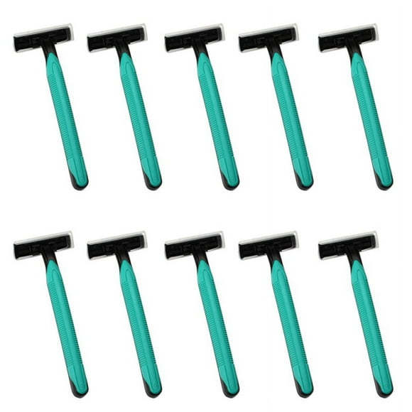 10pcs/set Bathrooms Travel Disposable Shaving Double Blade for Men