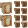 thumbnail image 1 of 10pcs/set Candle Gift Boxes with Clear Window, Packaging Supplies with Tags and Twine for Wedding, Birthday, Party Favors, Jewel, 1 of 8