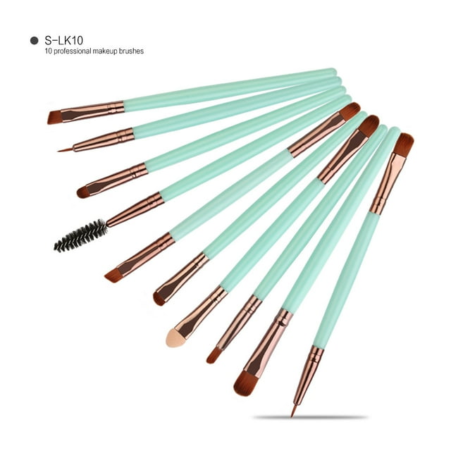 10pcs/set Makeup Brush Set tools Makeup Toiletry Kit Wool Make Up