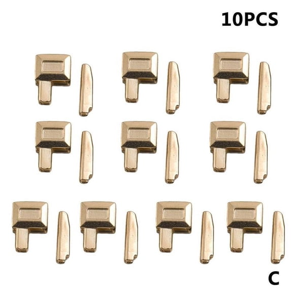 10pcs/set Metal Zipper Repair Stopper Open End Tailor Sewing Fabric Tool Craft Z5X4