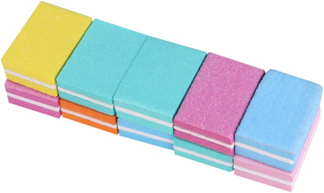 10pcs small square sanding block toe nail buffer nail buffers mini nail file eva nail buffer 3