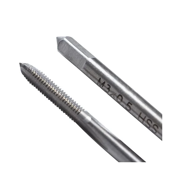 10pcs taps Bit Small Hand Screw Thread Taps M1 .5 Hss Mini Metric Plug Tap Screw Tap Drill Tapping