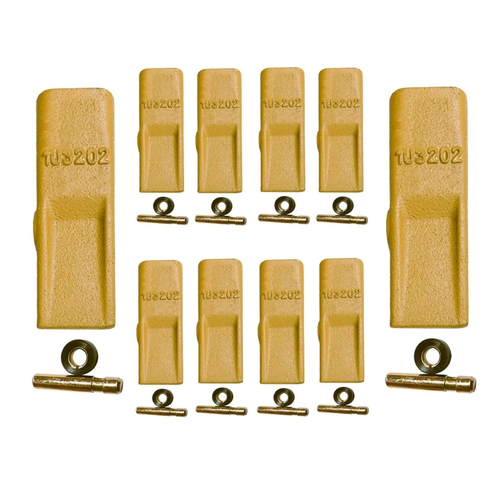 10pk 1U3202 Excavator Bucket Teeth,1U3202 J200 General Purpose Dirt