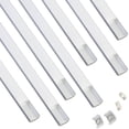 thumbnail image 1 of 10pk 5ft U shape Aluminum channel for LED light strip 6mm 8mm 10mm and 12mm, 1 of 6
