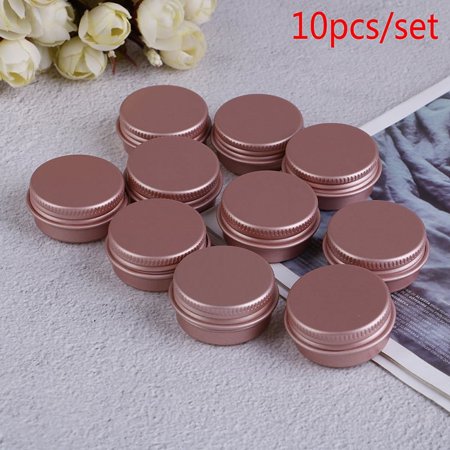 10ps Empty Aluminum Pot Jars Cosmetic Containers With Lid Eye cream Aluminum box