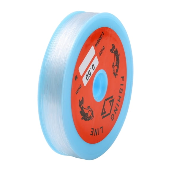 10rolls Transparent Fishing Thread Nylon Wire Clear 0.5mm about 98.42 yards(90m)/roll