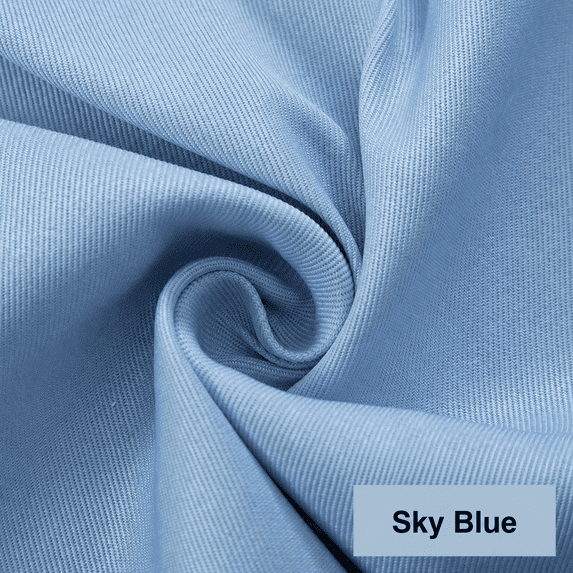 10s Twill Denim-Look Fabric by The Yard, Lightweight Denim Cloth for Shirts, Pants and DIY Sewing